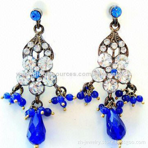 Plain/Black Metal Fashion Hoop Earrings, Customized Orders are Accepted